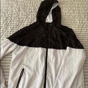 Black and white performance jacket- CSG